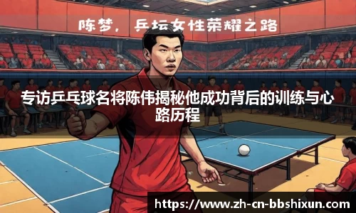 专访乒乓球名将陈伟揭秘他成功背后的训练与心路历程
